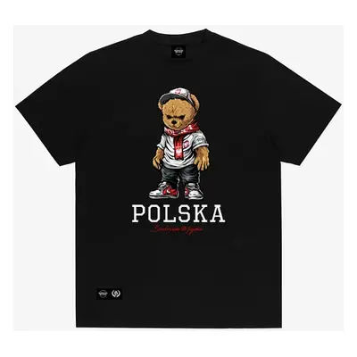 Środowisko Miejskie T-shirt Koszulka Polska Bear Black