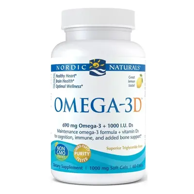 Nordic Naturals Omega-3d 690mg Lemon - Softgels