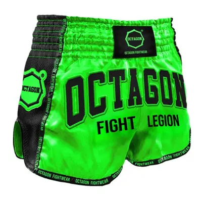 Octagon Spodenki Kickboxing/Muay Thai Fight Legion Green