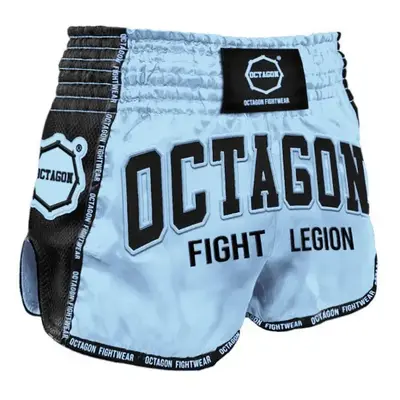 Octagon Spodenki Kickboxing/Muay Thai Fight Legion Light Blue