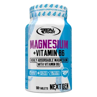 Real Pharm Magnesium Magnez + Witamina B6 Tabs