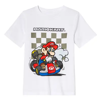 Super Mario Brothers T-shirt dziecięcy (98 - 104, Biały)