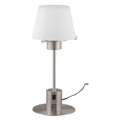 LIVARNO home Lampka stołowa LED z wejściem USB do ładowania (Klosz-stożek)