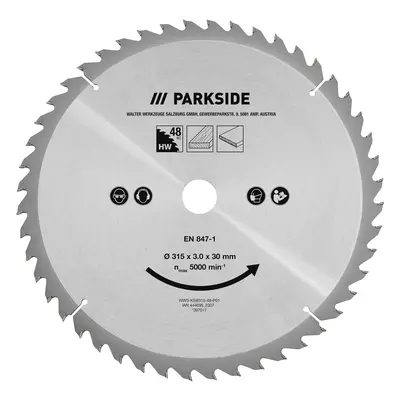 PARKSIDE® Tarcze do piły tarczowej (Brzeszczot do piły tarczowej Ø 315 mm)