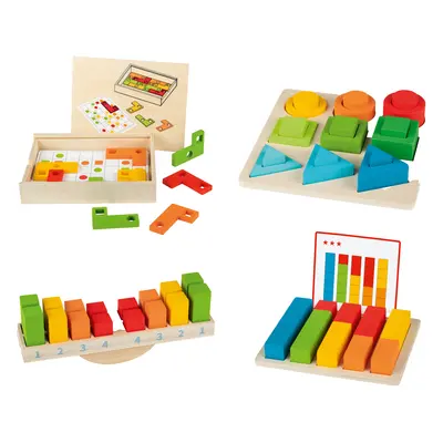 Playtive Zabawka edukacyjna Montessori z drewna