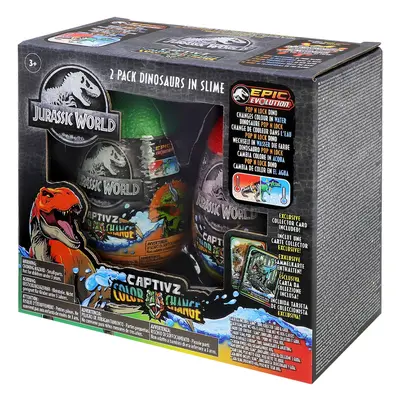 Jurassic World Mega Jajo z dinozaurem (2-pak)