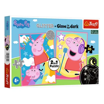 Trefl Puzzle 2w1 z postaciami z bajek (Świnka Peppa)