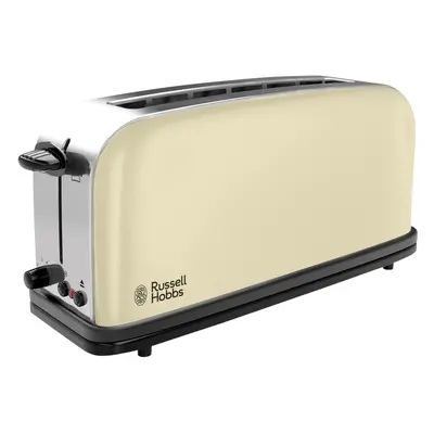 Russell Hobbs Toster długoszczelinowy Colours Plus+ Kremowy, 6 stopni regulacji