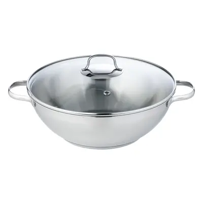 LIVARNO home Wok ze stali nierdzewnej lub Patelnia-wok ze stali nierdzewnej, Ø 32 cm (Wok)