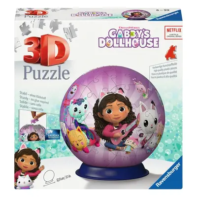 Ravensburger Puzzle Kula 3D, Ø 19 cm (Domek dla lalek Gabby)