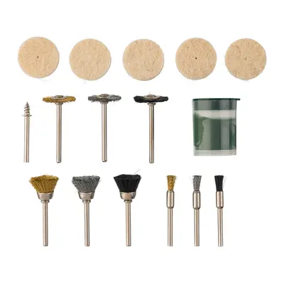 PARKSIDE® Zestaw akcesoriów do szlifierek (Szczotki druciane/polerki PDBPS 16)