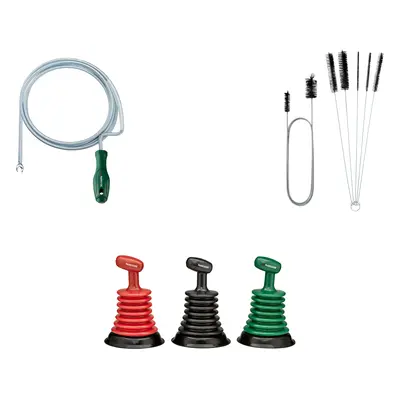 PARKSIDE® Spirala do czyszczenia rur / Zestaw szczotek do czyszczenia / Mini przepychacze