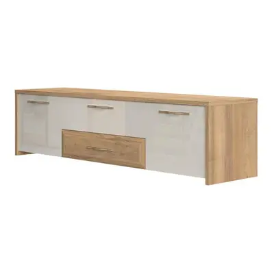 Szafka RTV Gala TV184-2K2F/GL pacific walnut/beige