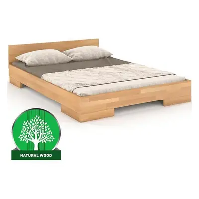 Łóżko drewniane bukowe Skandica Spectrum niskie 120x200 naturalny
