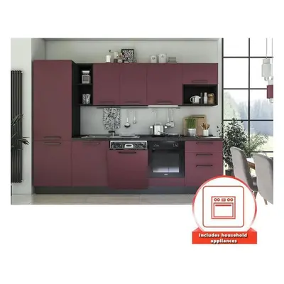 Kuchnia Selene Rosso Vino Z Agd 300 Czerwony