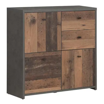 Komoda Best Chest Old Wood Vin/Beton 3