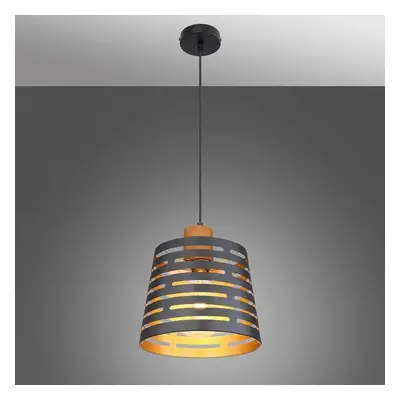 Lampa 15451H czarno-złota LW1