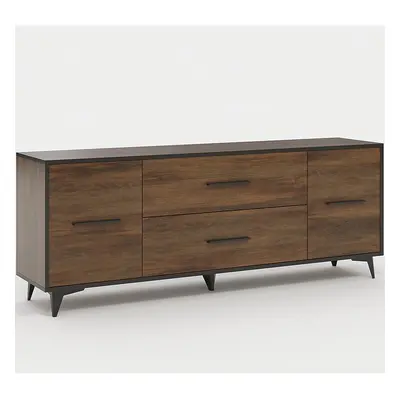 Szafka RTV Frida II 2D2S shirin walnut