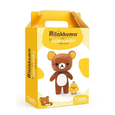 Graine Creative zestaw diy maskotka z wełny Rilakkuma Carded Wool Kit