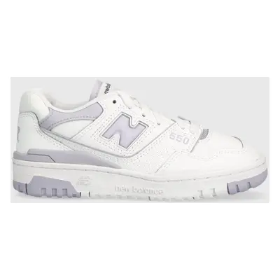 New Balance sneakersy skórzane kolor biały BBW550BV