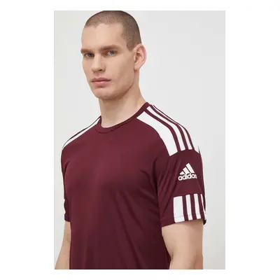 Adidas Performance t-shirt Squadra 21 męski kolor bordowy gładki GN8091