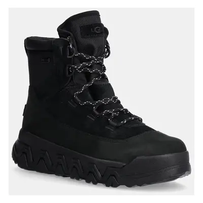 UGG botki Terretrail Hi-Top damskie kolor czarny na platformie ocieplone 1158217-BLK