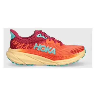 Hoka One One buty do biegania Challenger ATR 7 kolor pomarańczowy 1134498