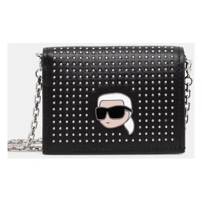 Karl Lagerfeld portfel damski kolor czarny 246W3201