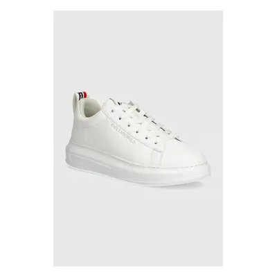 Karl Lagerfeld sneakersy skórzane KAPRI MENS kolor biały KL52514A