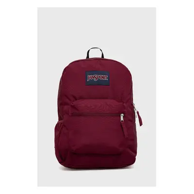 Jansport plecak kolor bordowy duży gładki