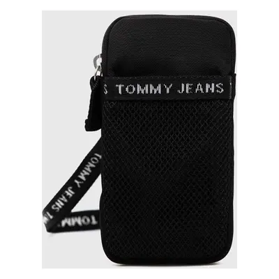 Tommy Jeans pokrowiec na telefon kolor czarny