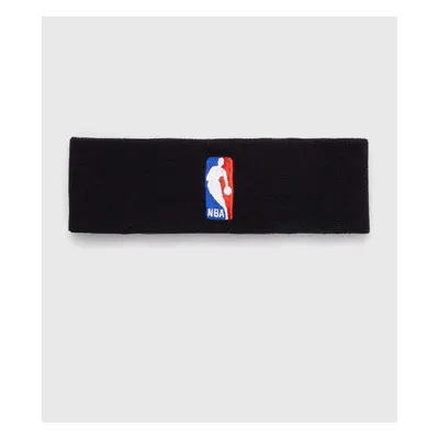 Nike opaska na głowę NBA kolor czarny