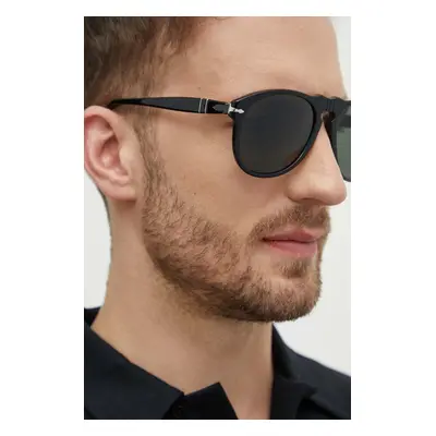 Persol okulary przeciwsłoneczne męskie kolor czarny 0PO0649