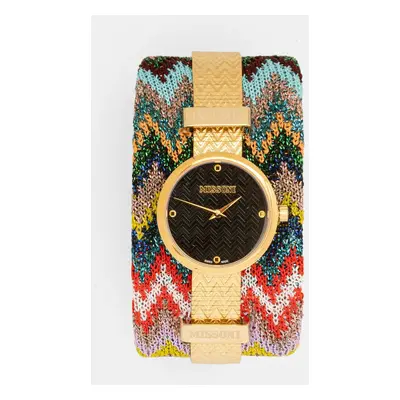 Missoni zegarek damski kolor złoty MWY102122