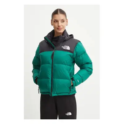 The North Face kurtka puchowa 1996 Retro Nuptse damska kolor zielony zimowa NF0A3XEONL11