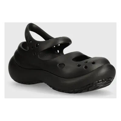 Crocs sandały Phaedra damskie kolor czarny na platformie 209560