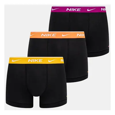 Nike bokserki 3-pack męskie kolor czarny 0000KE1008