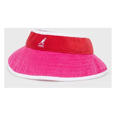 Kangol daszek kolor różowy