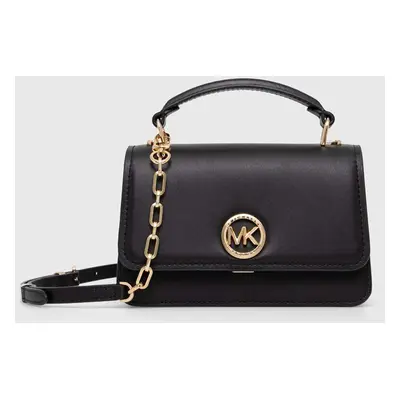 MICHAEL Michael Kors torebka skórzana kolor czarny 32T4GD8C5L