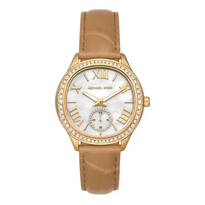 Michael Kors zegarek damski kolor beżowy MK4819