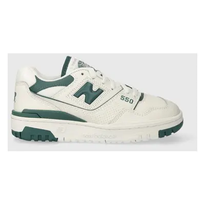 New Balance sneakersy skórzane 550 BBW550BI kolor szary BBW550BI