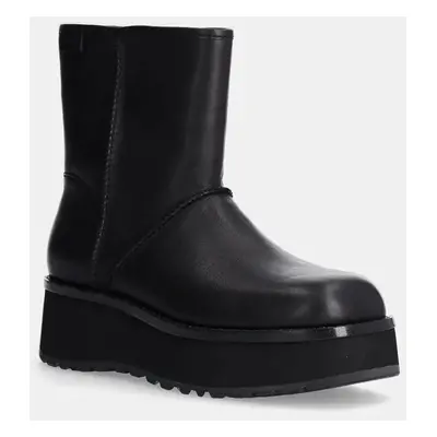 UGG botki Cityfunc Mid damskie kolor czarny na platformie 1162990-BLK