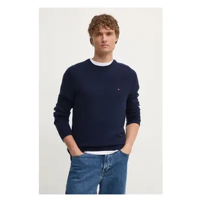 Tommy Hilfiger sweter męski kolor granatowy lekki MW0MW36535