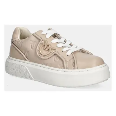 Pinko sneakersy Yoko kolor beżowy SS0041 P048 W4E