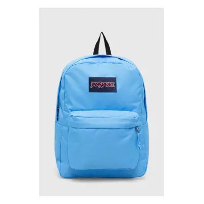 Jansport plecak kolor niebieski duży gładki