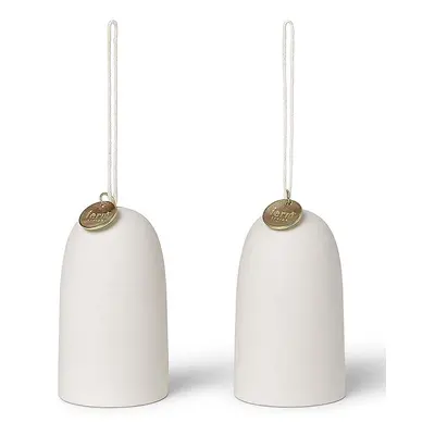 Ferm LIVING dekoracja świąteczna Bell Ceramic Ornaments 2-pack