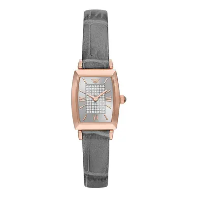 Emporio Armani zegarek damski kolor szary
