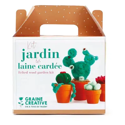 Graine Creative zestaw diy maskotka z wełny Laine Cardee Jardin