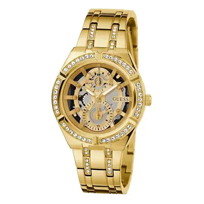 Guess zegarek damski kolor złoty GW0604L2