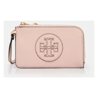 Tory Burch portfel Ella damski kolor różowy 157506.655